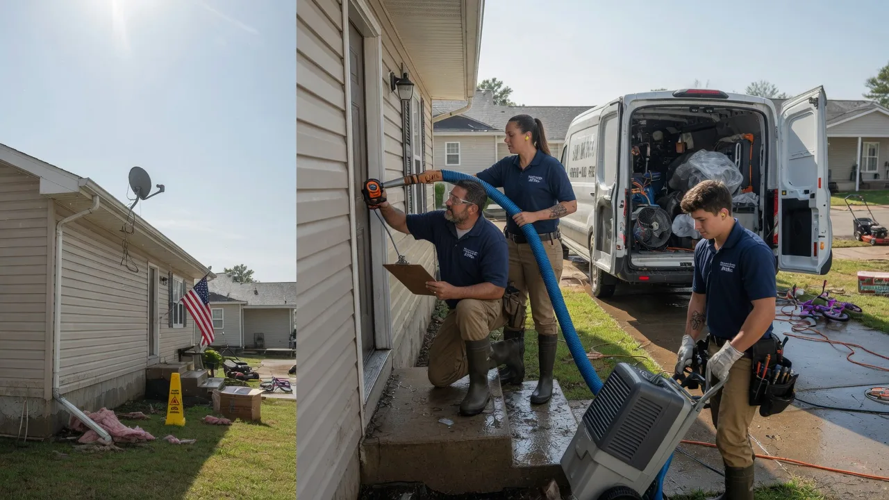 Ceiling Water Damage Restoration in Benton, WI near me